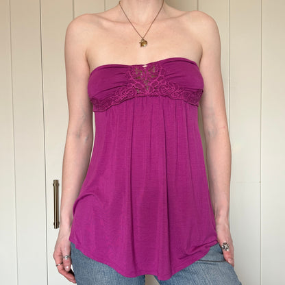 Purple Tube Top, L