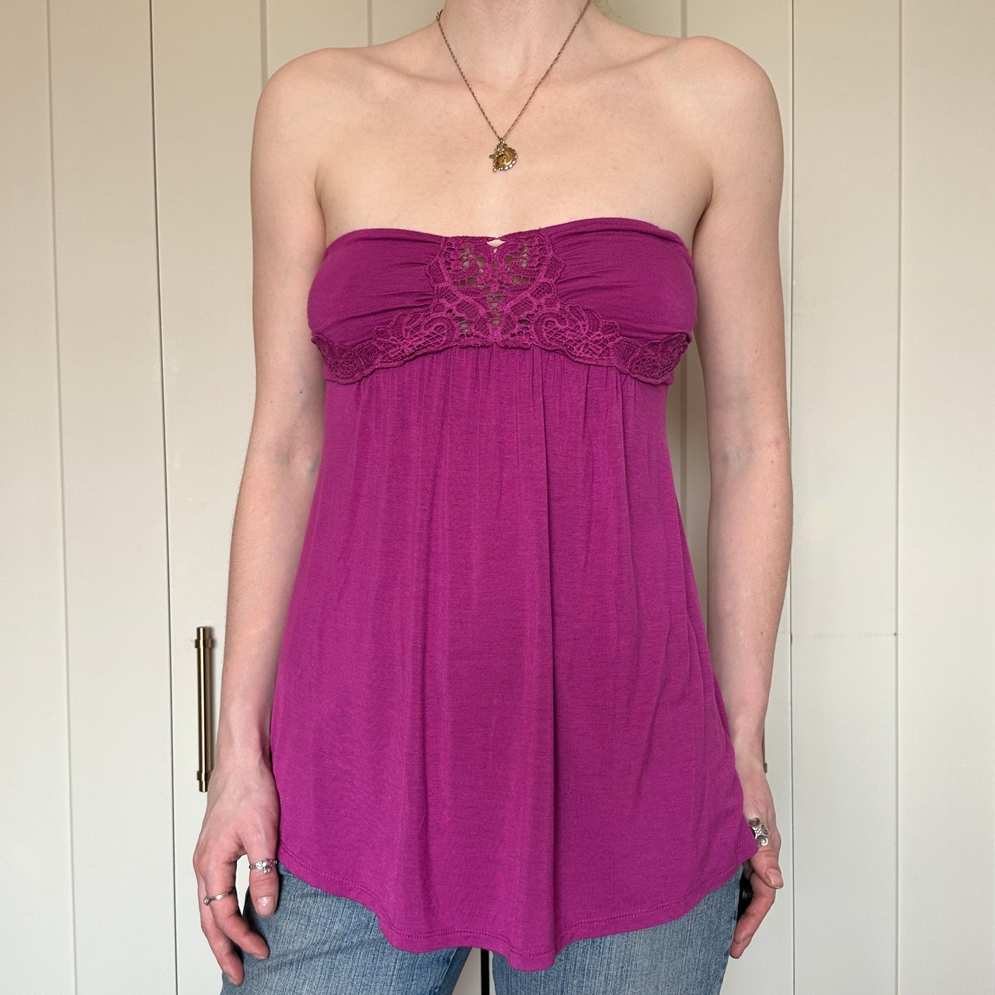 Purple Tube Top, L
