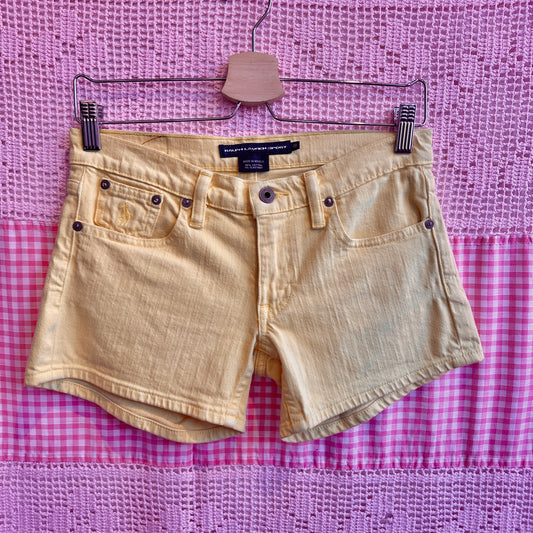Ralph Lauren Yellow Denim Shorts, 26"