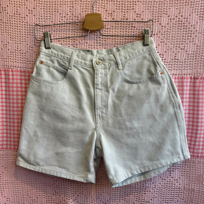 Calvin Klein White Bermuda Shorts, 27"