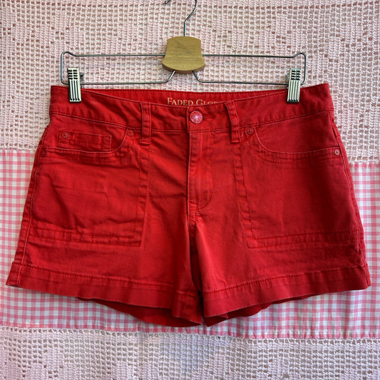 Faded Glory Red Shorts, M