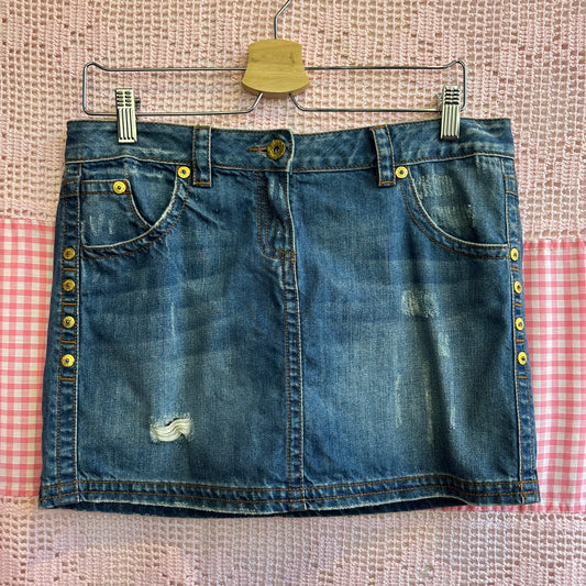 Buffalo David Bitton Denim Short Skirt, 28"