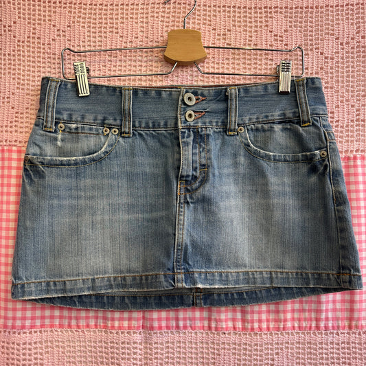 American Eagle Denim Mini Skirt, 32"
