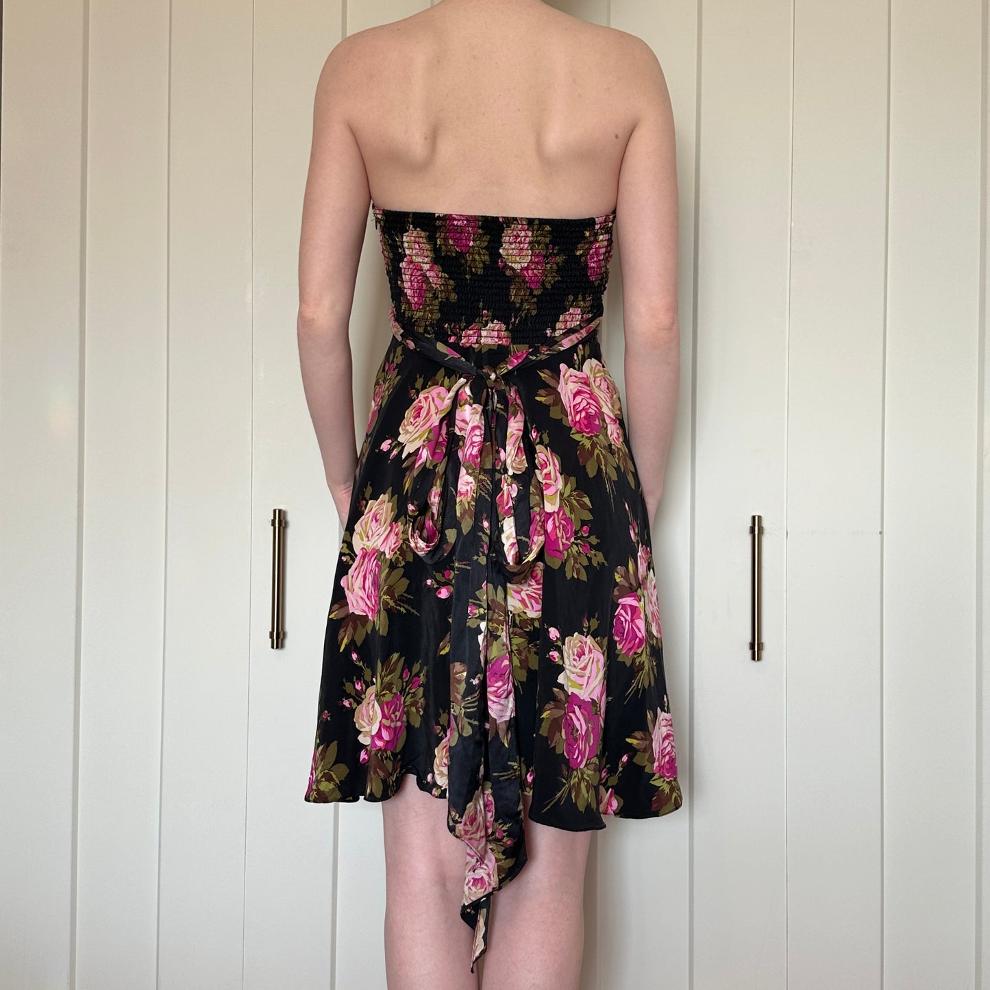 Betsy Johnson Silk Floral Dress, S
