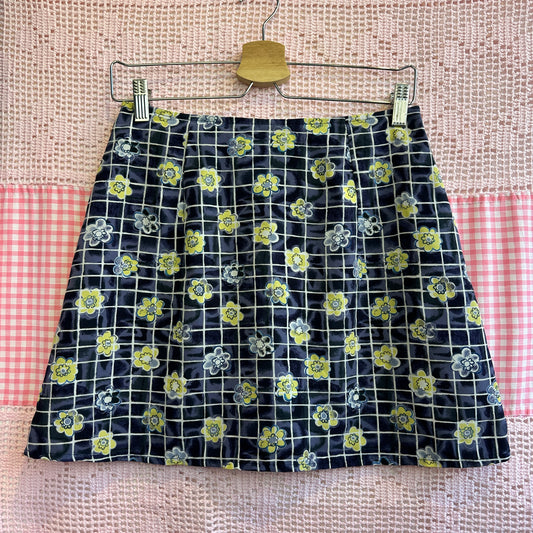 Dynamite Floral Mini Skirt, 28"