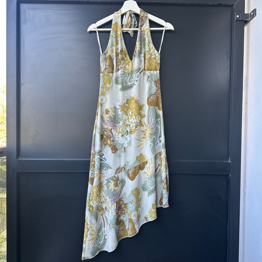 Sirens Y2K Floral Halter Dress, S