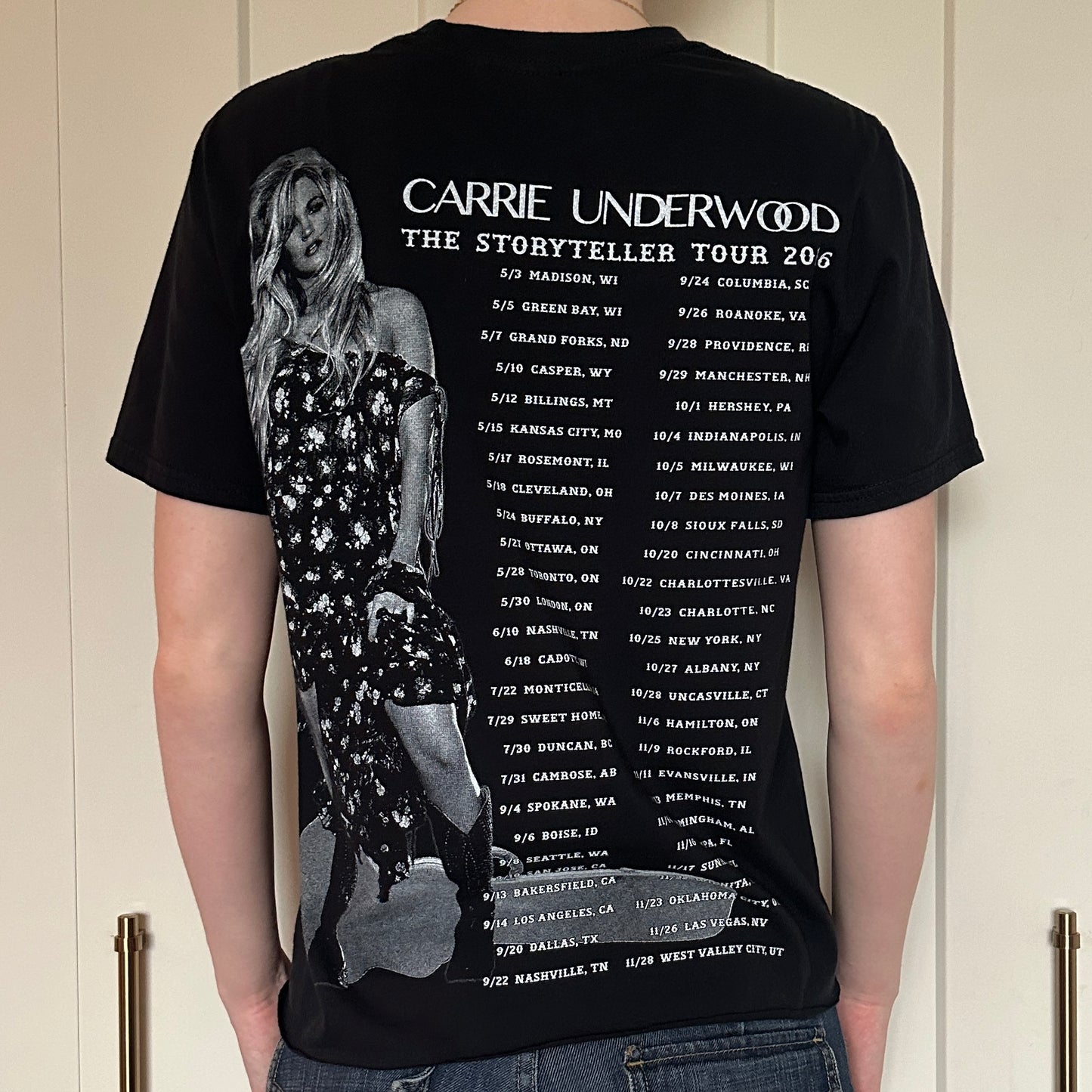 Carrie Underwood, The Story Teller Tour T-Shirt, 2016, M