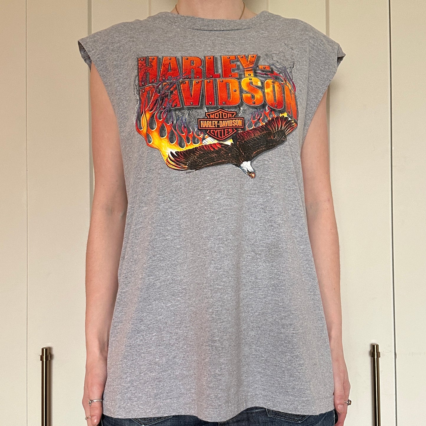 Harley-Davidson Sleeveless Graphic T-Shirt, L
