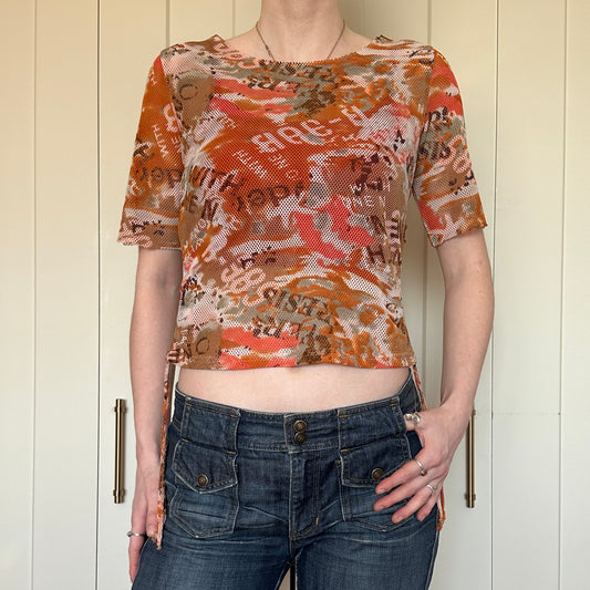 Conspiracy^2 Mesh Y2K Top, S
