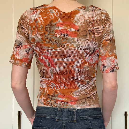 Conspiracy^2 Mesh Y2K Top, S