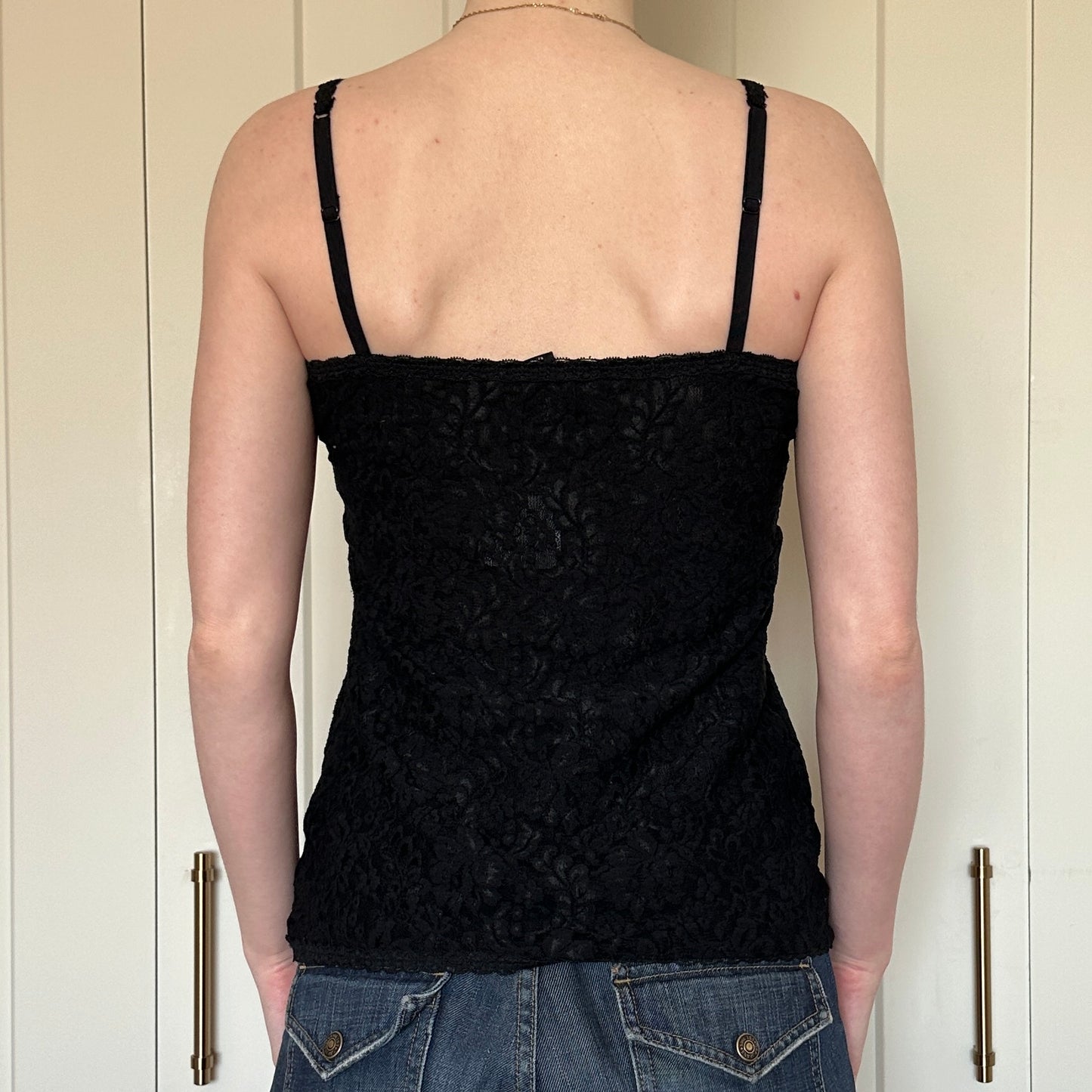 Black Lace Camisole, M