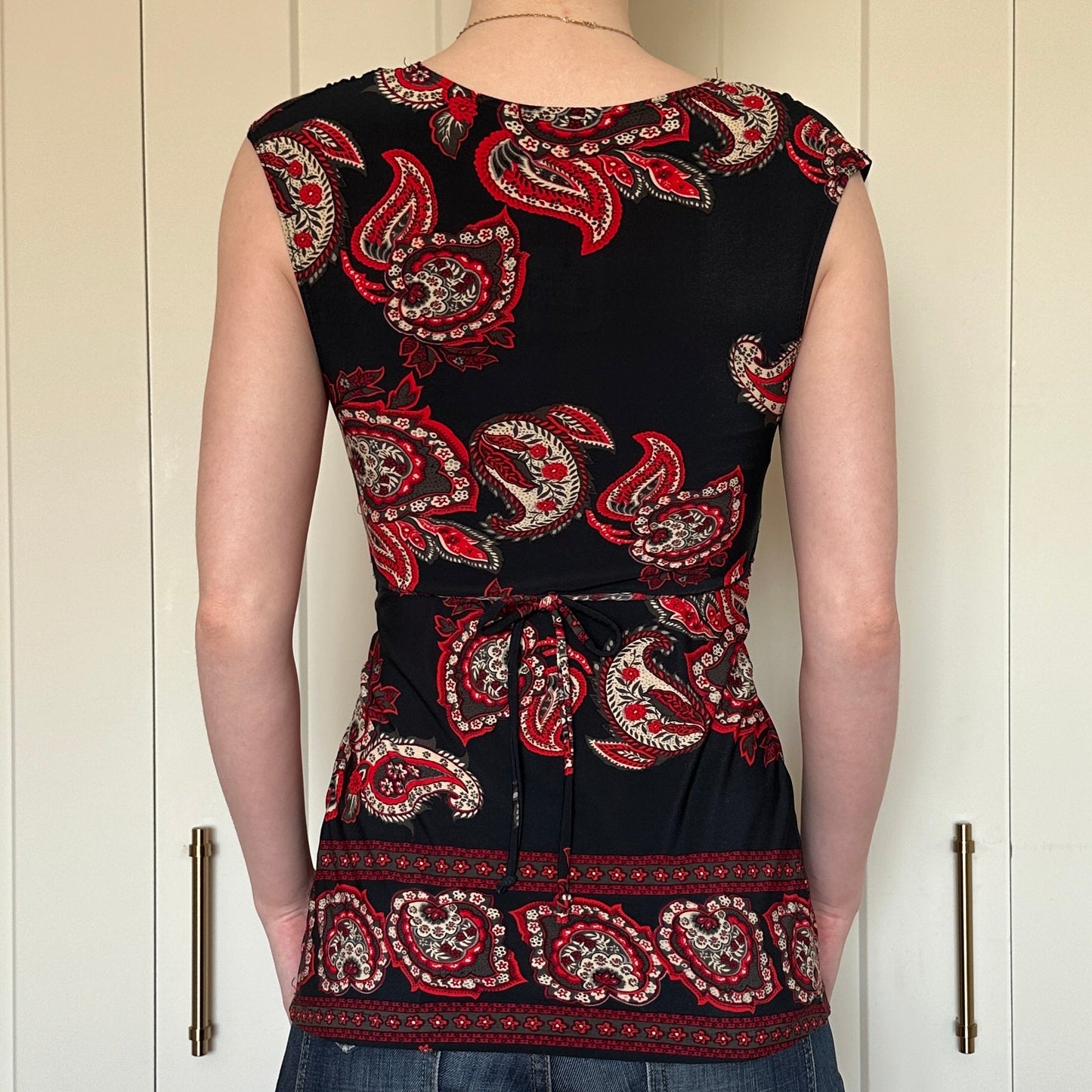 Suzy Shier Y2K Paisley Top, S