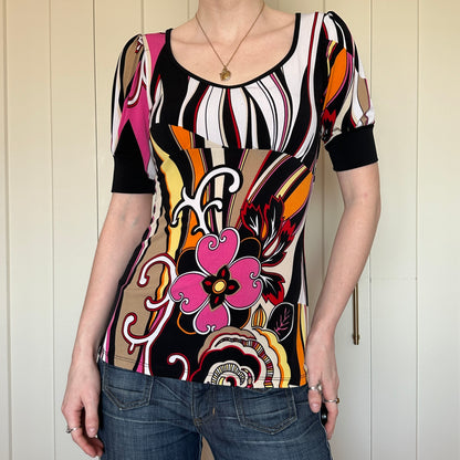 Poet Y2K Floral Shirt, S