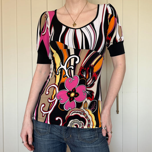 Poet Y2K Floral Shirt, S
