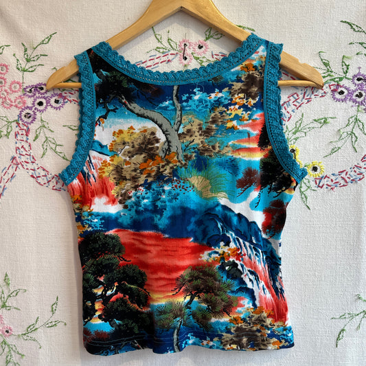 Nikky Sports Beaded Tank Top, L