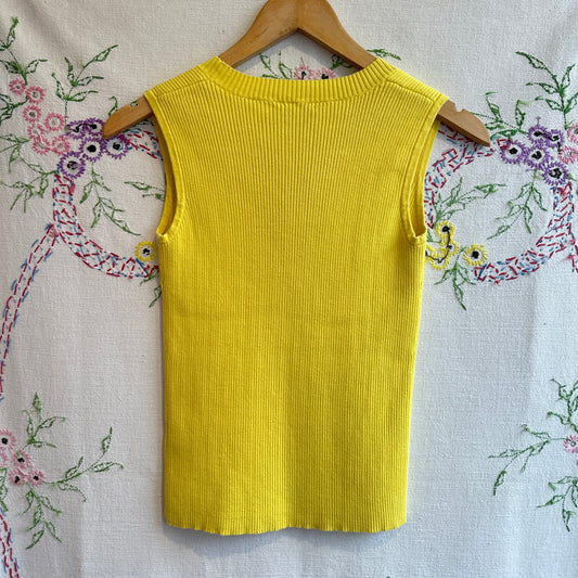 Northern Reflections Yellow Cotton Top, S