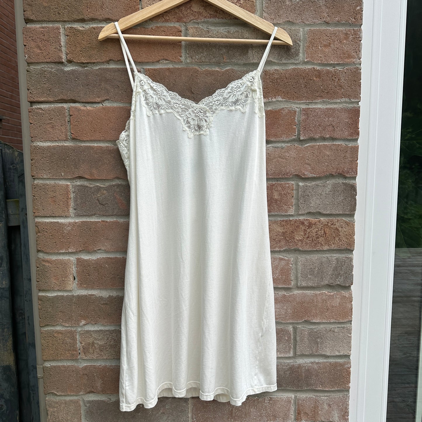 Ralph Lauren White Cotton Slip, L