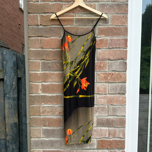 Floral Body Con Dress, S