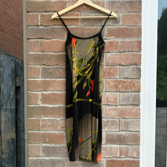 Floral Body Con Dress, S
