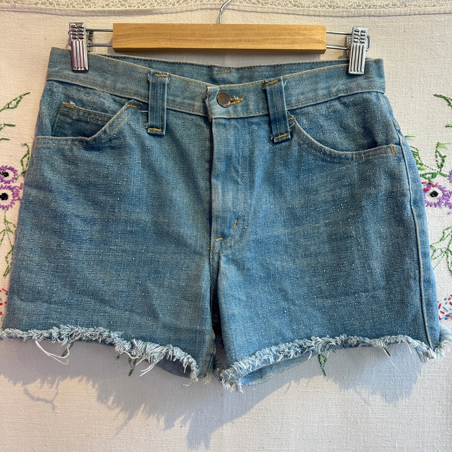 1960s GWG Denim Shorts, 25"