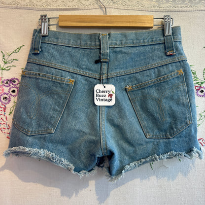 1960s GWG Denim Shorts, 25"