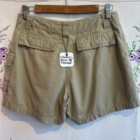 Beige Canvas Shorts, 30"