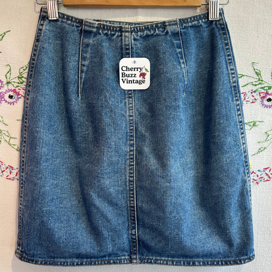 Denim Mini Skirt, 26"