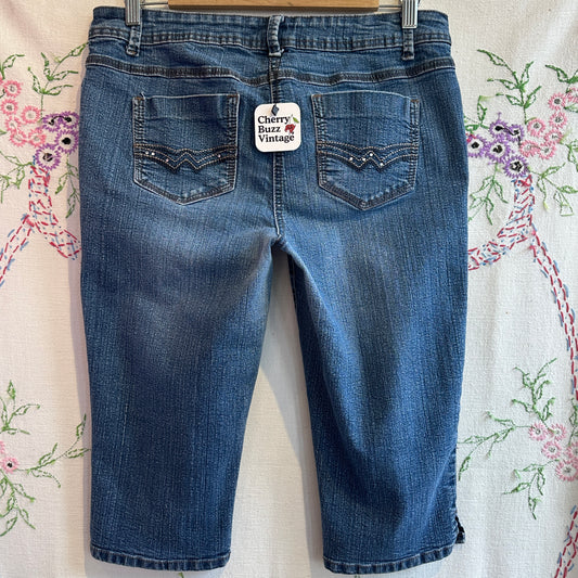 Denim Capris, 34"