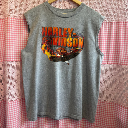 Harley-Davidson Sleeveless Graphic T-Shirt, L
