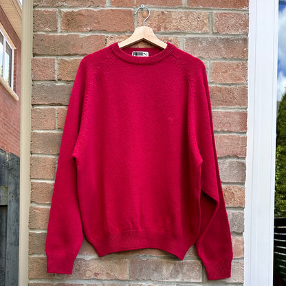 Puma Vintage Red Wool Crew Neck, L