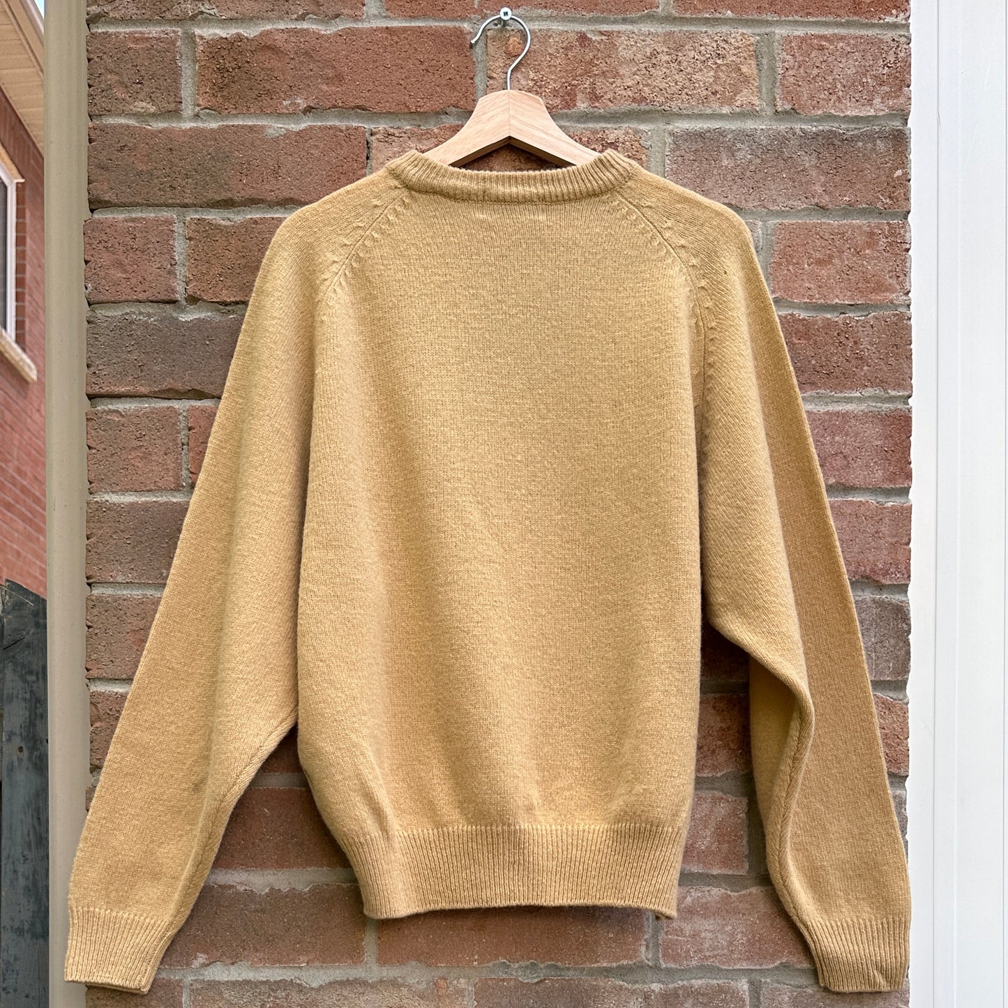 Puma Vintage Beige Wool Crew Neck, L