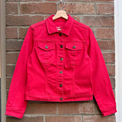 PARASUCO 2016 Red Denim Jacket, L