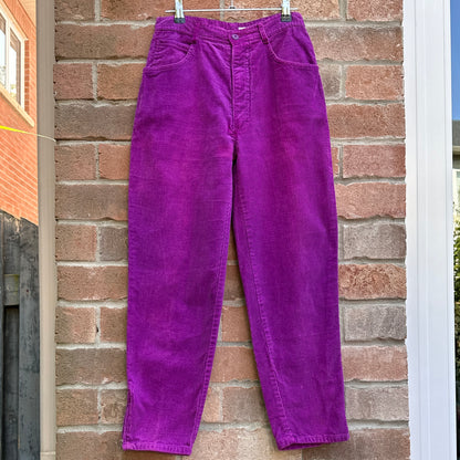 Esprit Sport Purple Cotton Corduroy Pants, XS