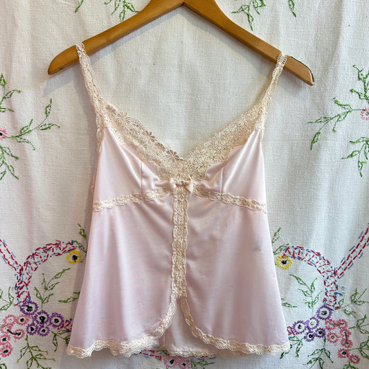 Pink Lace Camisole, M