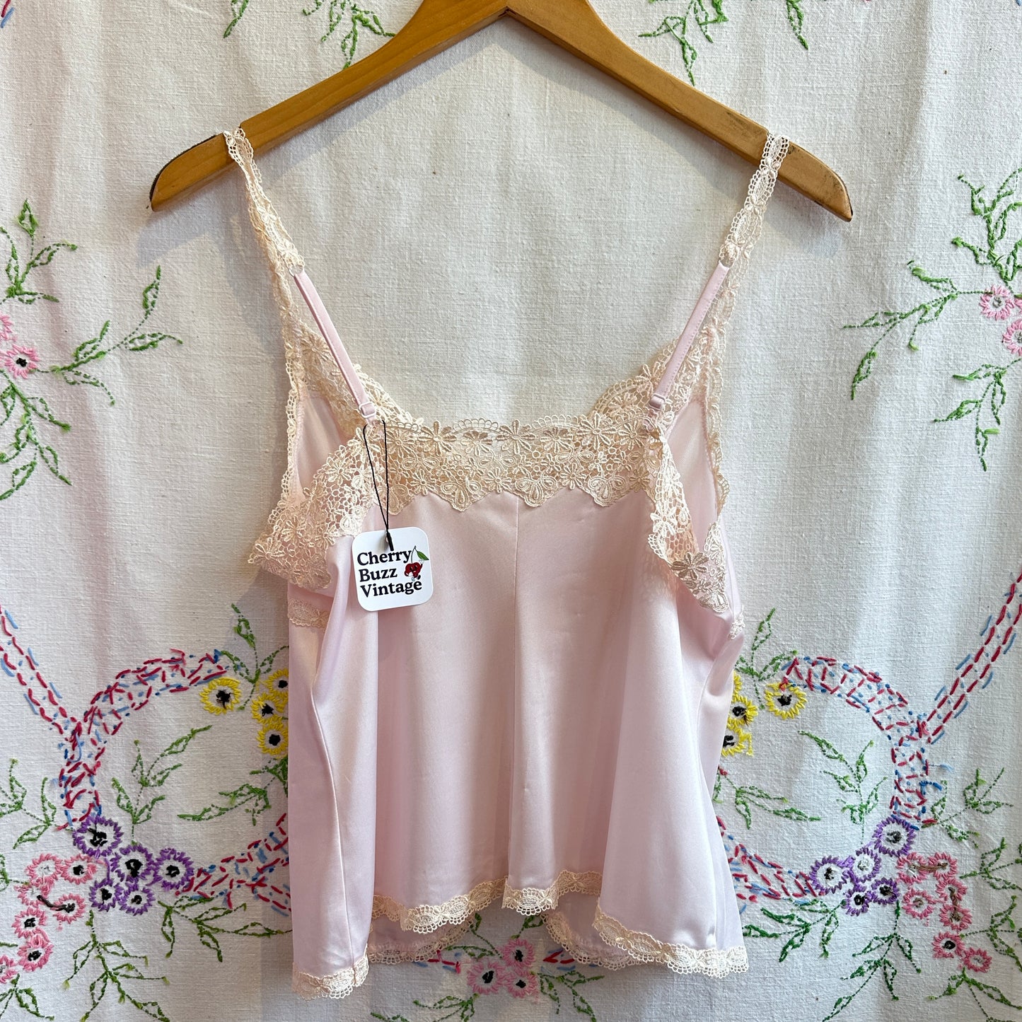 Pink Lace Camisole, M