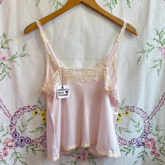Pink Lace Camisole, M