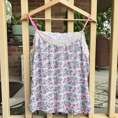 Pink Floral Camisole, S