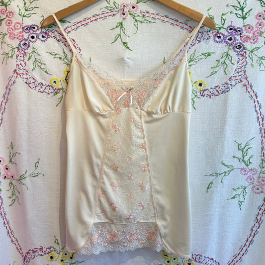 Cream Lace Camisole, S