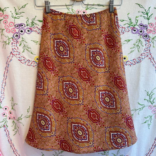 90s Paisley Skirt, S