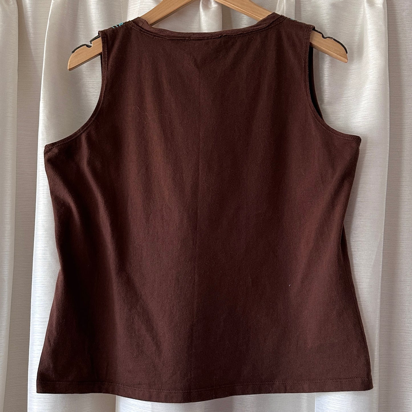 Yzza Brown Tank Top, L