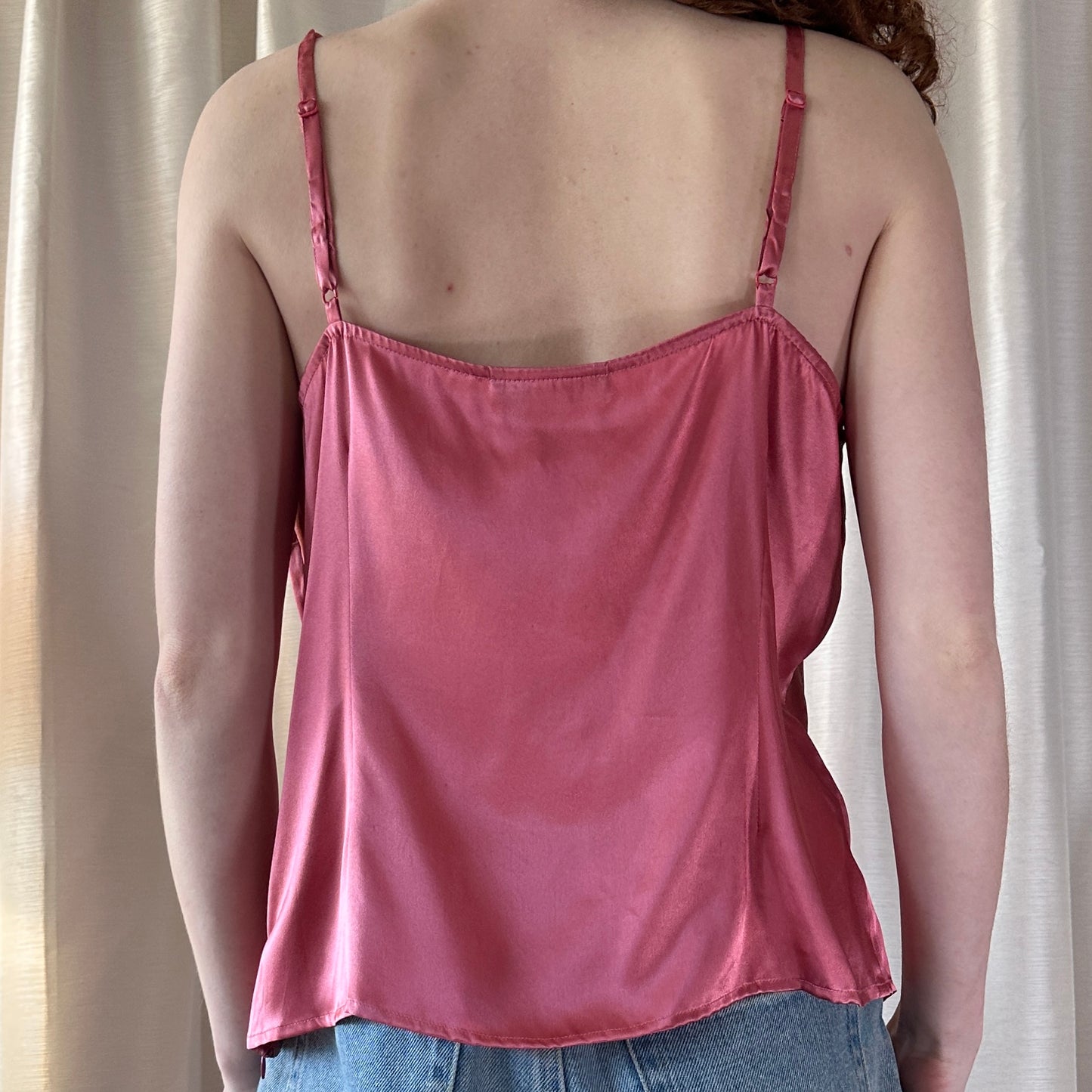 Tristan & Iseut Pink Silk Top, XL