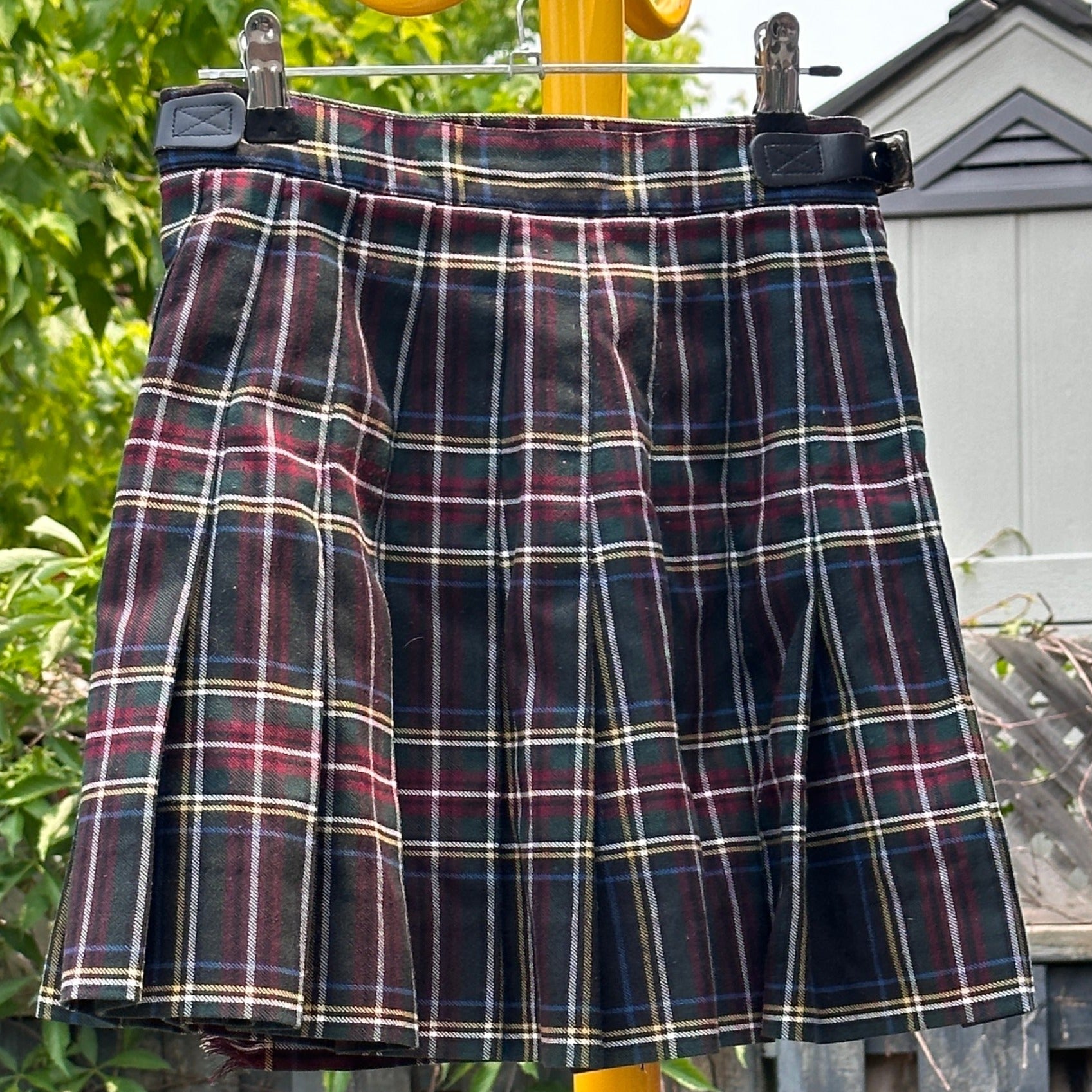 McCarthy Vintage Plaid School Uniform Skirt, 25