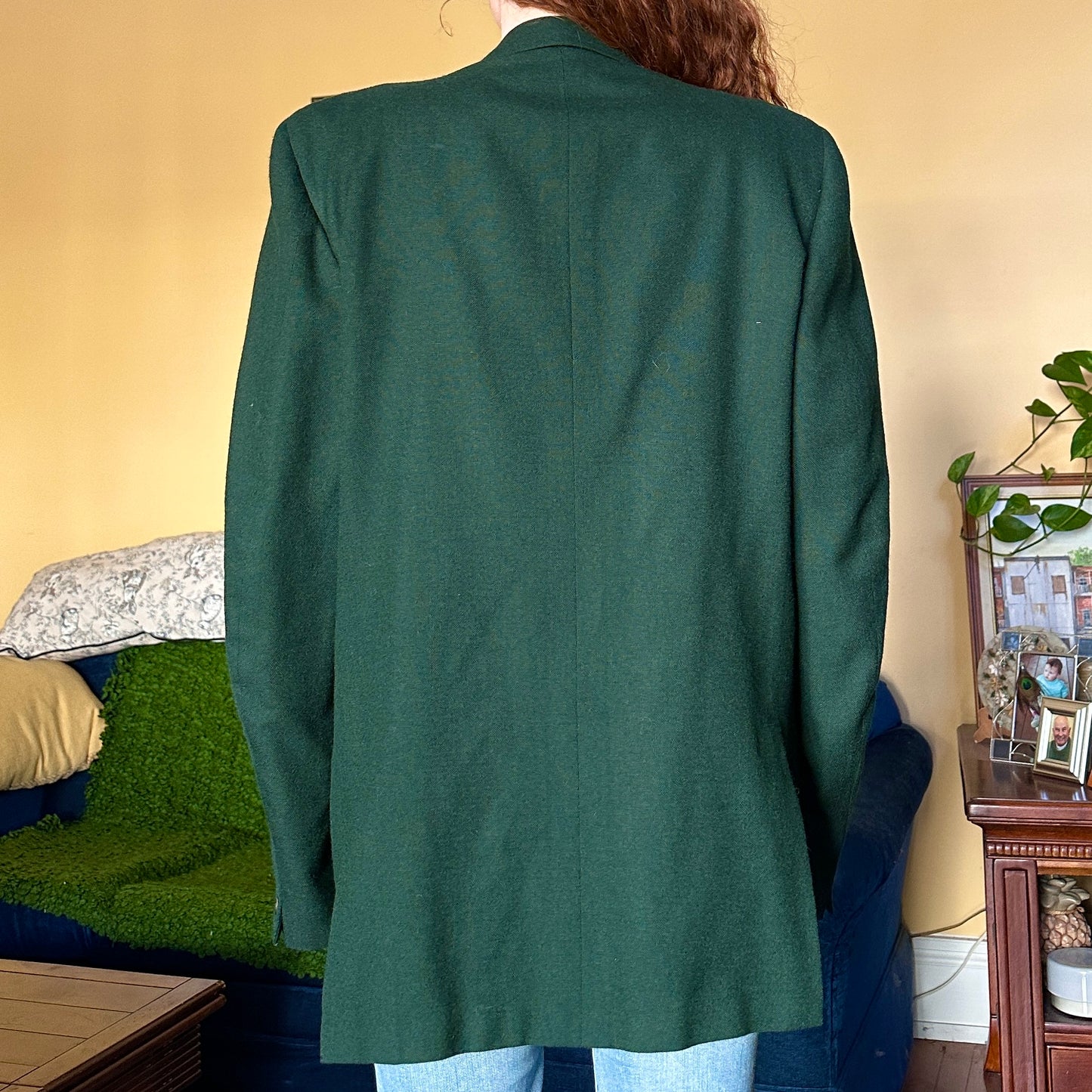 BCC Bayview Green Wool Blazer, XL