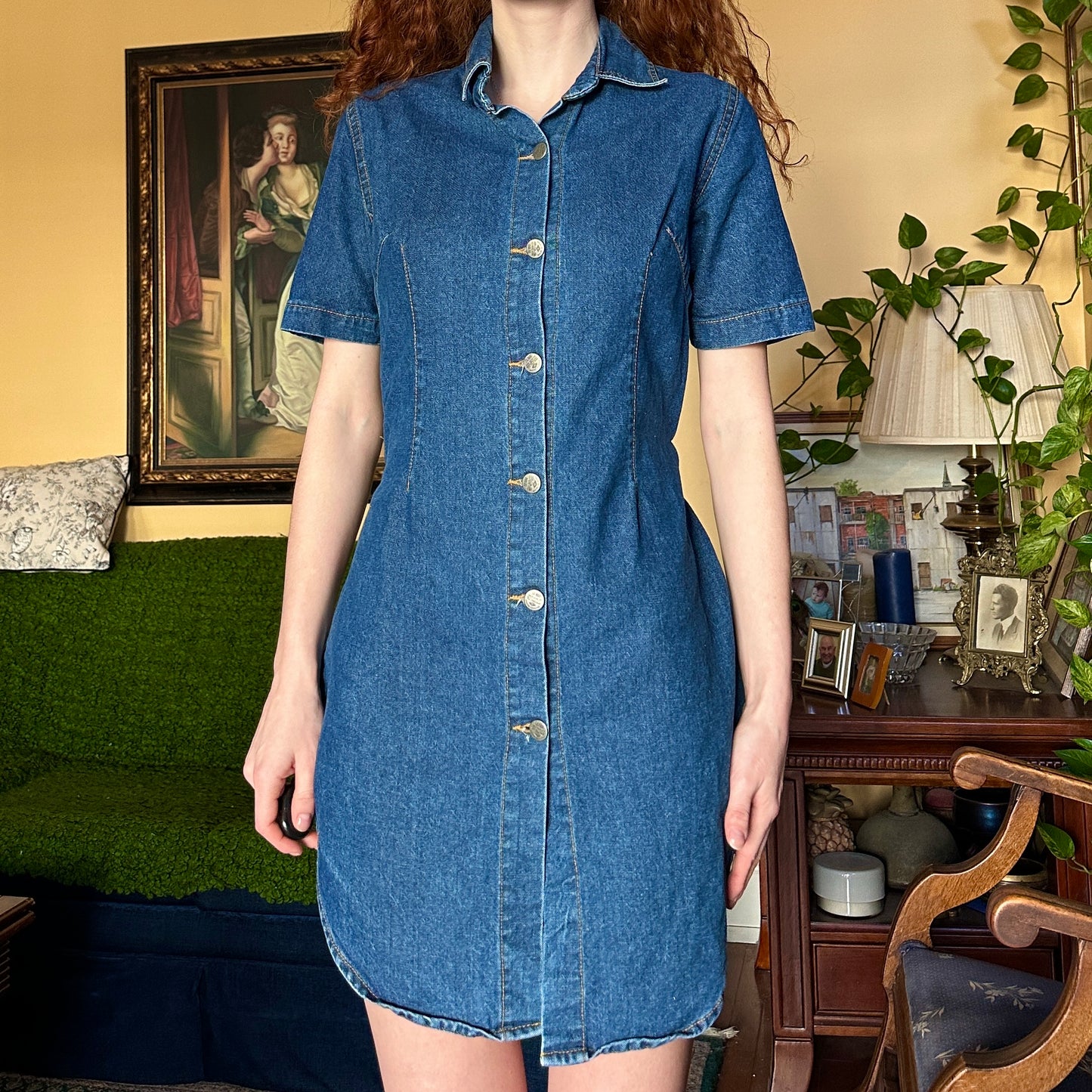 Winkler Blue Denim Dress, S