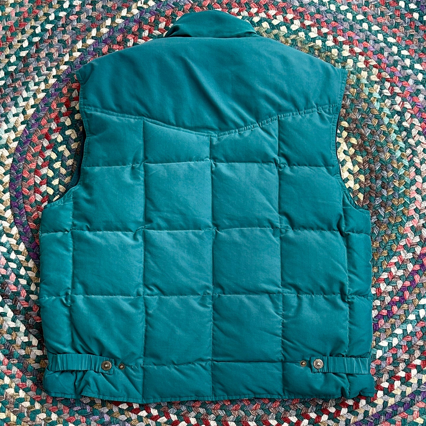 Down Filled Green Vest, XL