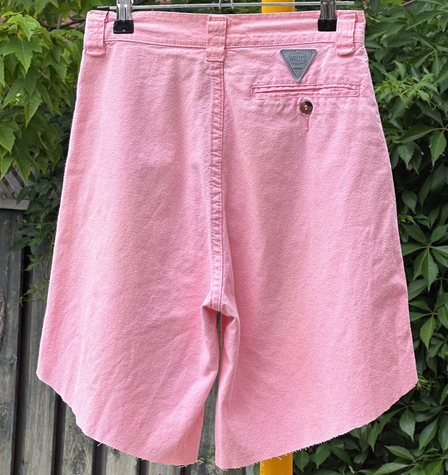 Wallys 1990s Pink Jean Shorts, 25 - shorts - Cherry Buzz