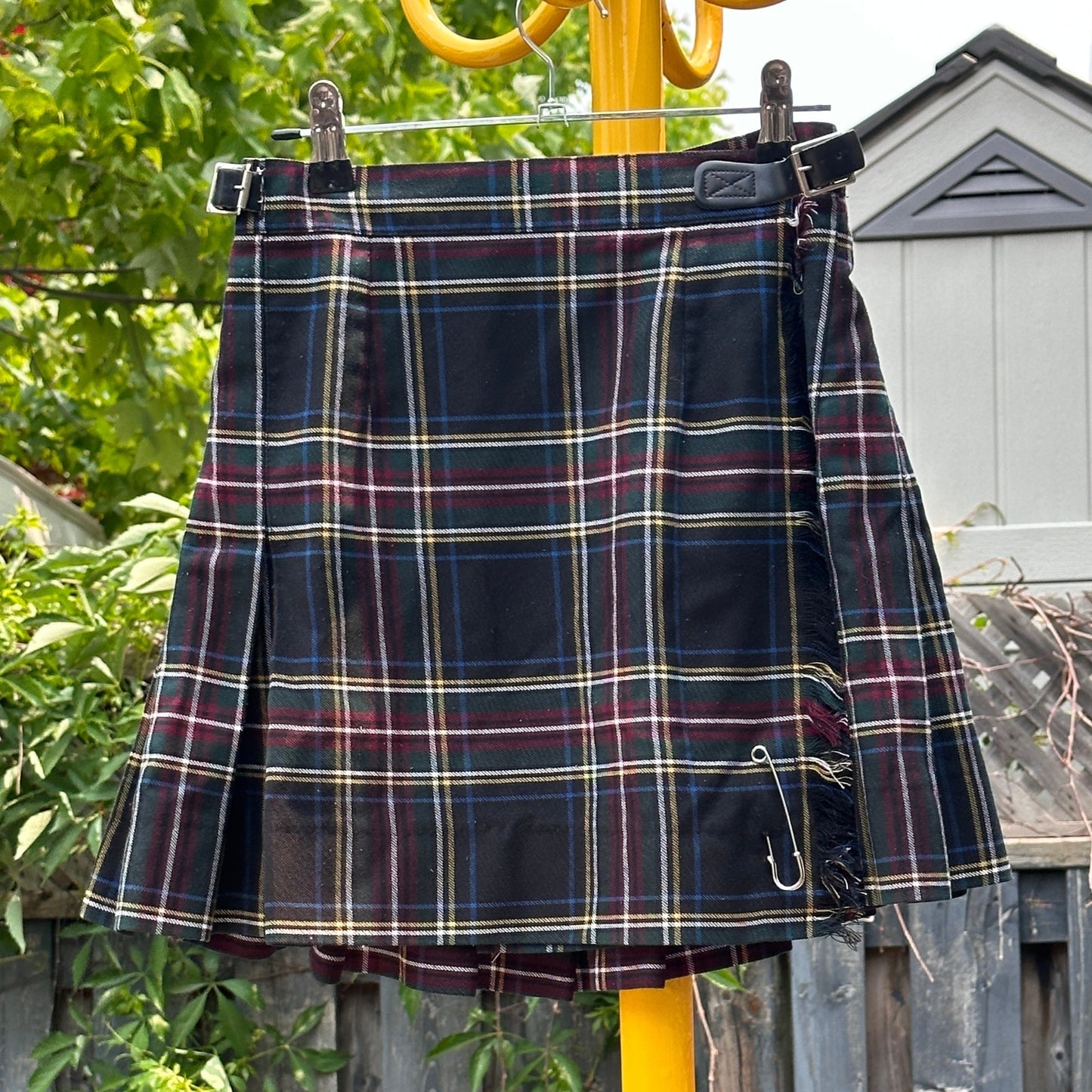 McCarthy Vintage Plaid School Uniform Skirt, 25 - Skirt - Cherry Buzz