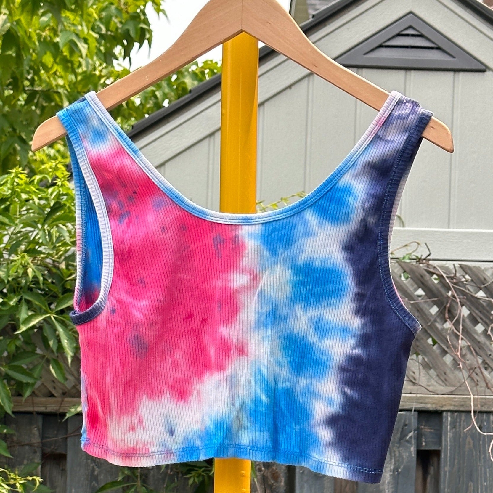 Cropped Tie-Dye Top, L - Shirt - Cherry Buzz