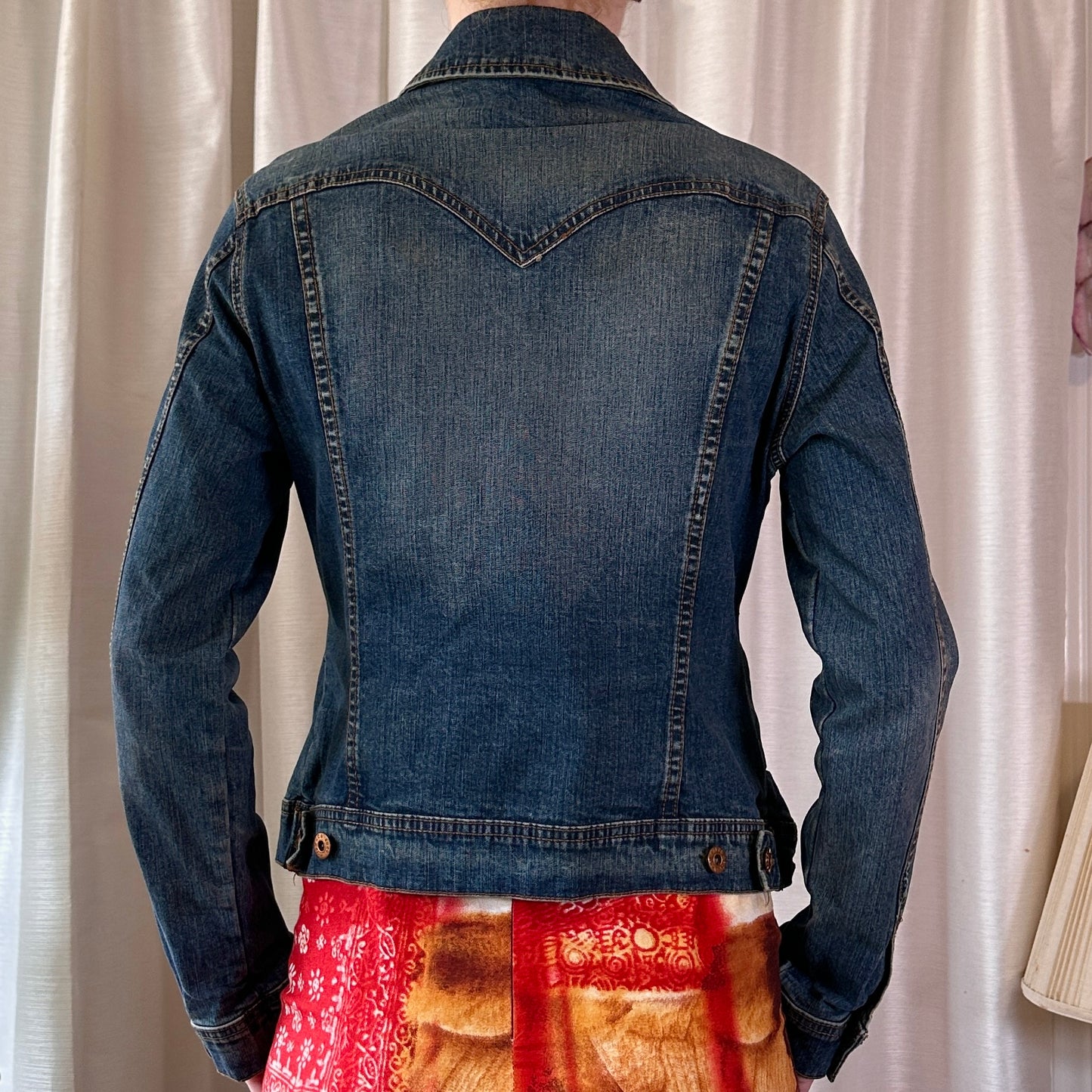 Vintage Parasuco Faded Jean Jacket, L