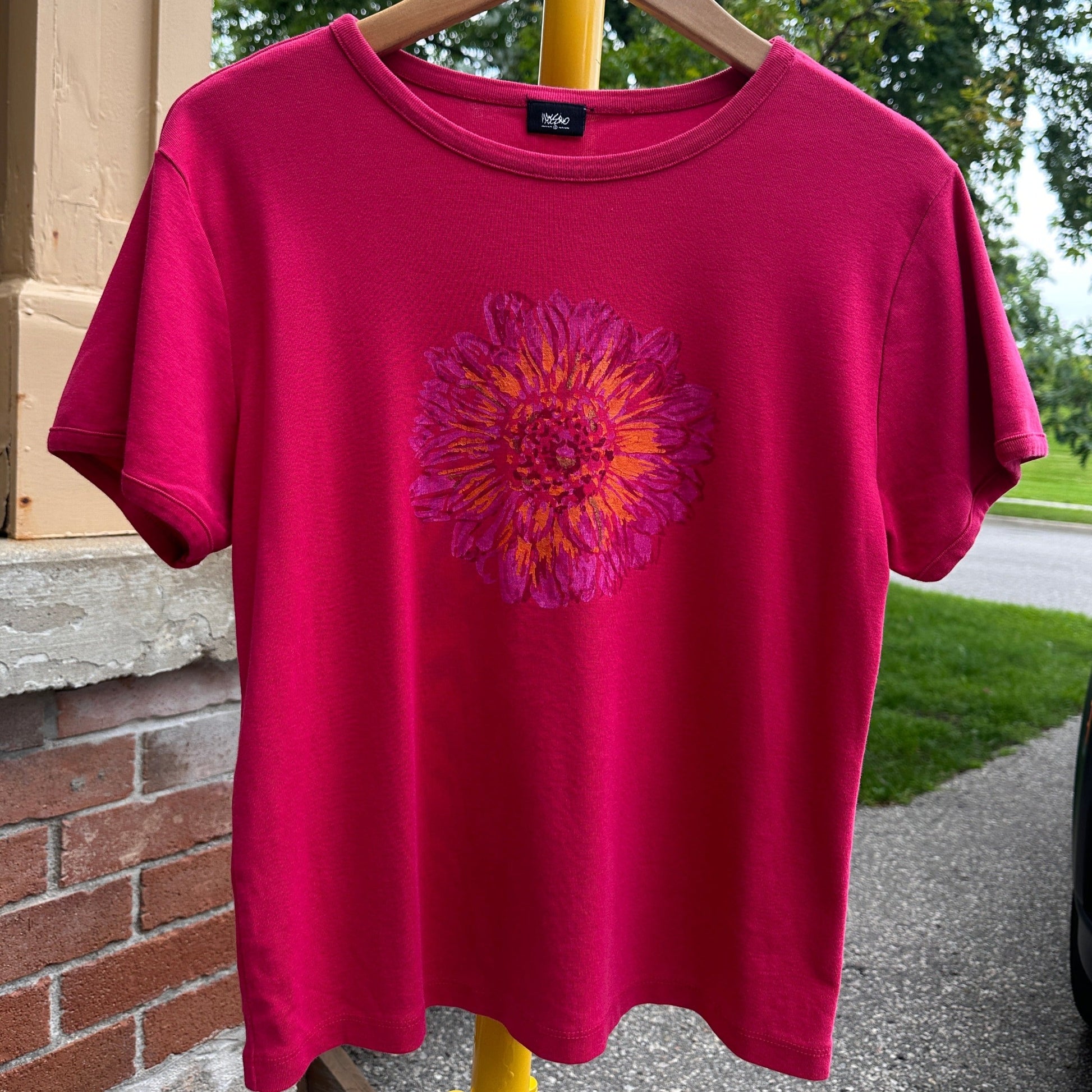 Mossimo Pink Flower T-Shirt, S - Cherry Buzz